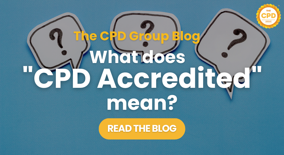 What does "CPD Accredited" Mean?